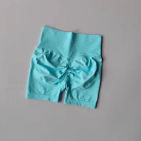 Short de Sport Femme – Taille Haute, Effet Push-Up & Séchage Rapide