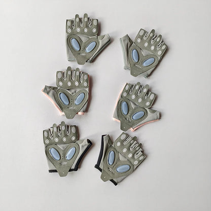 Gants de fitness femme demi‑doigts – antidérapants