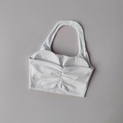 Brassière dos nu plissée - été