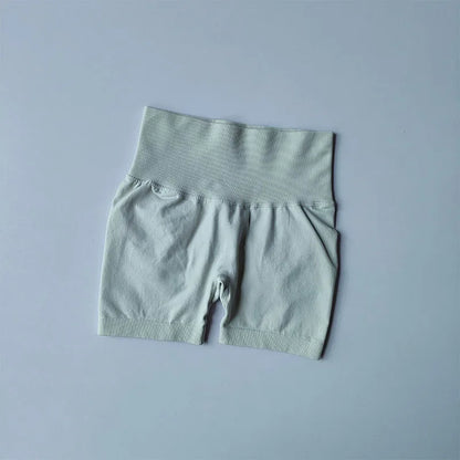 Short de Sport Femme – Taille Haute, Effet Push-Up & Séchage Rapide