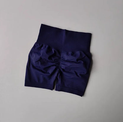 Short de Sport Femme – Taille Haute, Effet Push-Up & Séchage Rapide