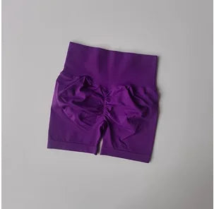 Short de Sport Femme – Taille Haute, Effet Push-Up & Séchage Rapide