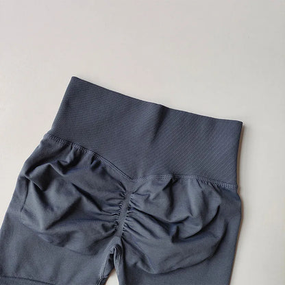 Short de Sport Femme – Taille Haute, Effet Push-Up & Séchage Rapide
