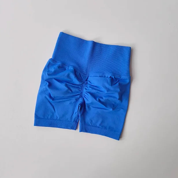 Short de Sport Femme – Taille Haute, Effet Push-Up & Séchage Rapide