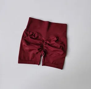 Short de Sport Femme – Taille Haute, Effet Push-Up & Séchage Rapide
