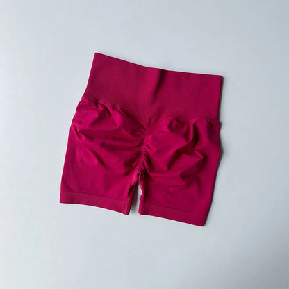 Short de Sport Femme – Taille Haute, Effet Push-Up & Séchage Rapide