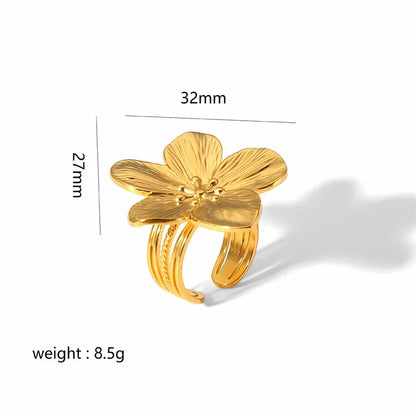 Bague à fleurs