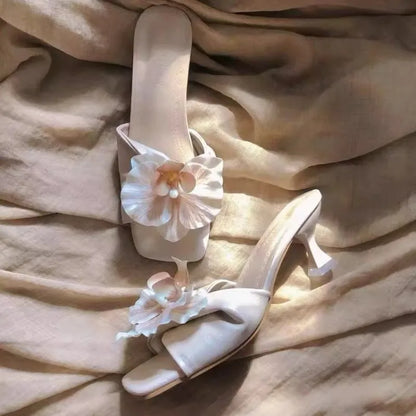 Sandales fleurs
