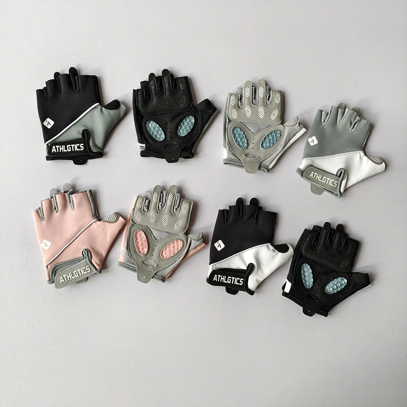 Gants de fitness femme demi‑doigts – antidérapants