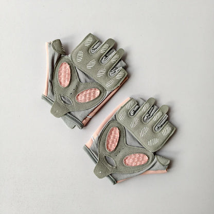 Gants de fitness femme demi‑doigts – antidérapants