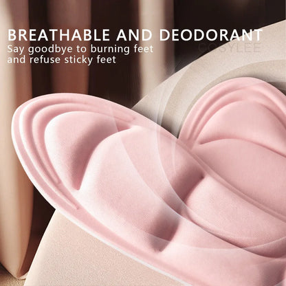Semelles intérieures en mousse à mémoire de forme pour chaussures, coussin respirant, Sport, course à pied, orthopédiques, Massage 5D
