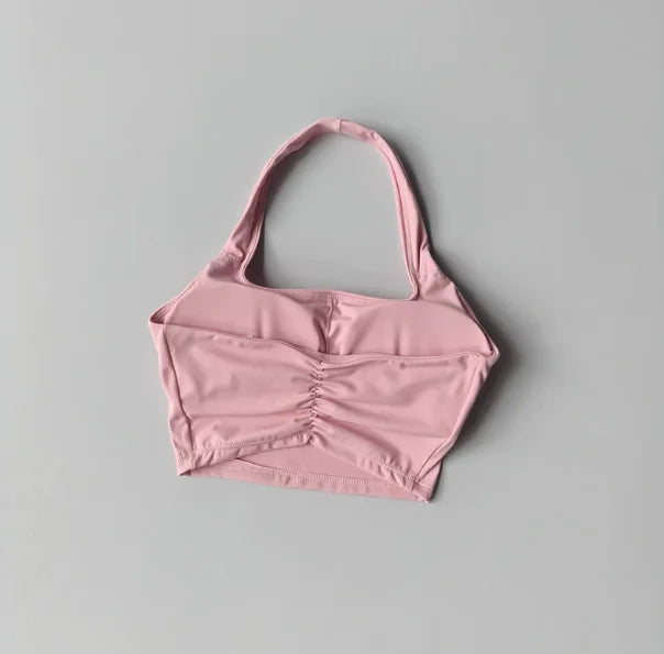 Brassière dos nu plissée - été