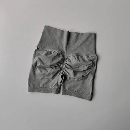 Short de Sport Femme – Taille Haute, Effet Push-Up & Séchage Rapide