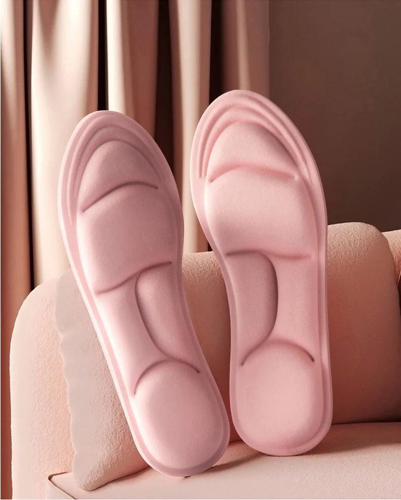 Semelles intérieures en mousse à mémoire de forme pour chaussures, coussin respirant, Sport, course à pied, orthopédiques, Massage 5D