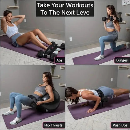Ceinture de taille lestée réglable, pour les entraînements à domicile, l'entraînement avec haltères et le remodelage des hanches, équipement de fitness pour la maison