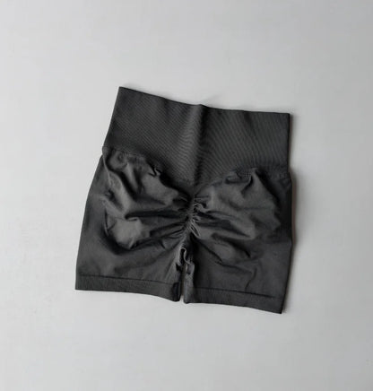 Short de Sport Femme – Taille Haute, Effet Push-Up & Séchage Rapide