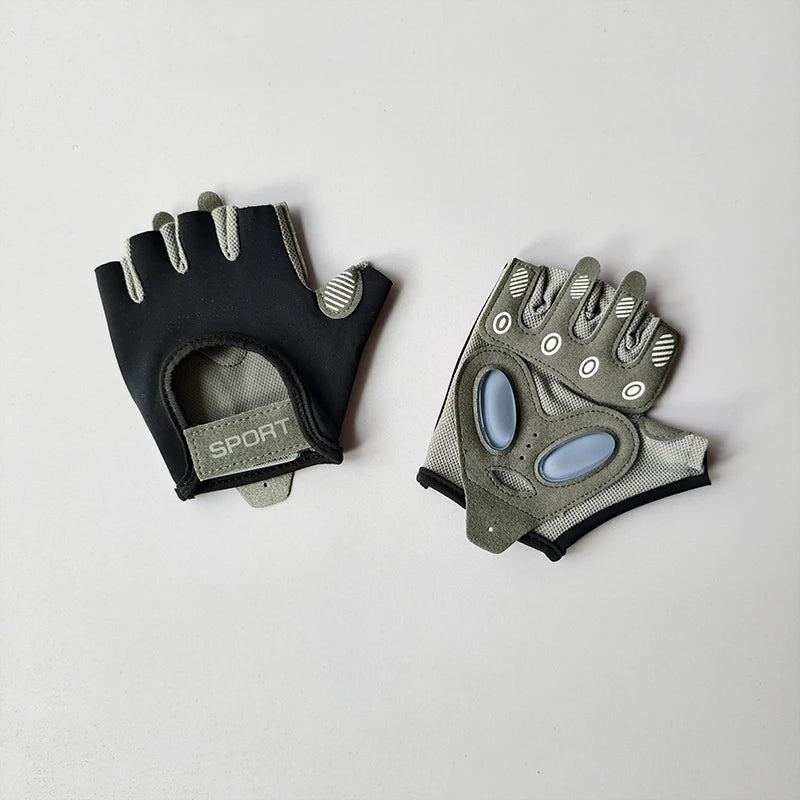 Gants de fitness femme demi‑doigts – antidérapants