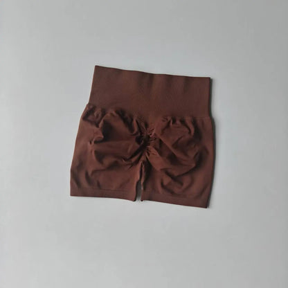 Short de Sport Femme – Taille Haute, Effet Push-Up & Séchage Rapide
