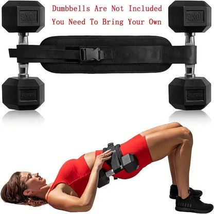 Ceinture de taille lestée réglable, pour les entraînements à domicile, l'entraînement avec haltères et le remodelage des hanches, équipement de fitness pour la maison