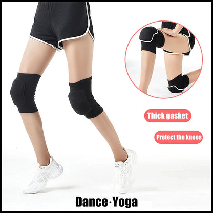 Genouillères de volley-ball douces et respirantes pour danseurs, hommes, femmes, enfants, protection des genoux pour le football, la danse, le yoga, le tennis, la course à pied, le cyclisme