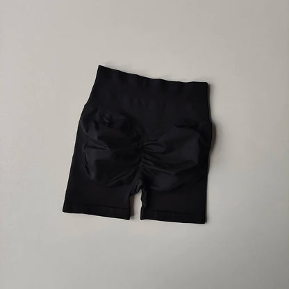 Short de Sport Femme – Taille Haute, Effet Push-Up & Séchage Rapide