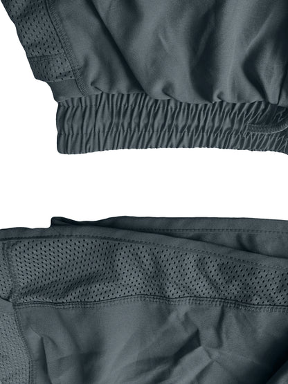 Short de sport élastique pour femmes, short avec poches, faux Leggings de Yoga deux pièces pour course et entraînement