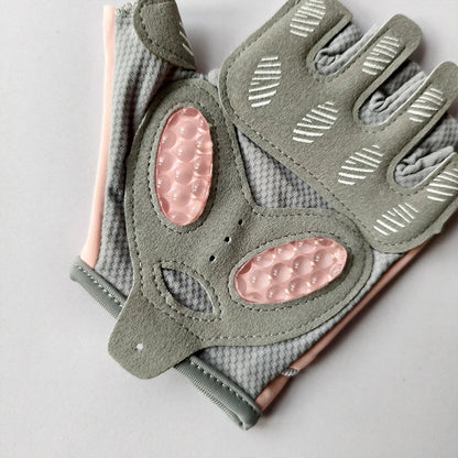 Gants de fitness femme demi‑doigts – antidérapants