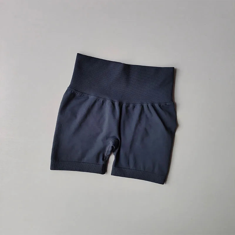 Short de Sport Femme – Taille Haute, Effet Push-Up & Séchage Rapide