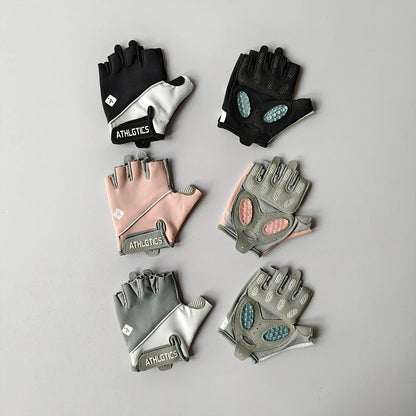 Gants de fitness femme demi‑doigts – antidérapants